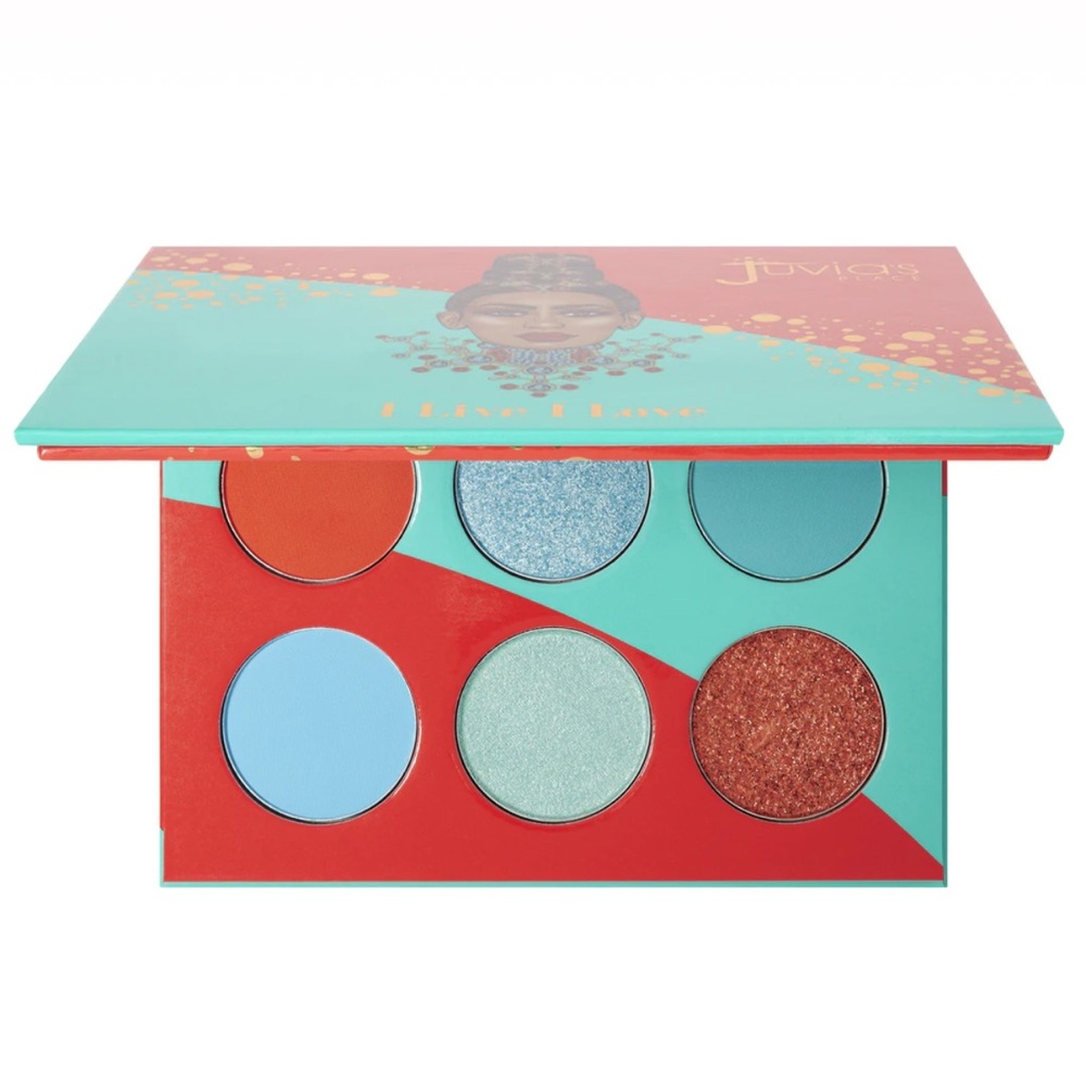 NIB Juvia’s Place I Live I Love Eyeshadow Palette + 2 eyeliners - all new